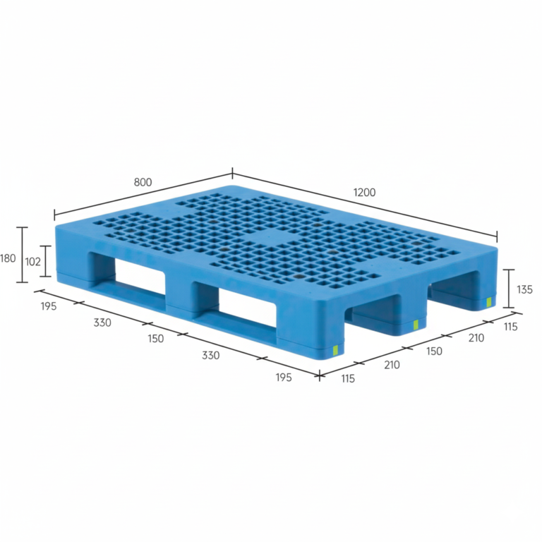 1200mm×800mm Euro Plastic Pallet