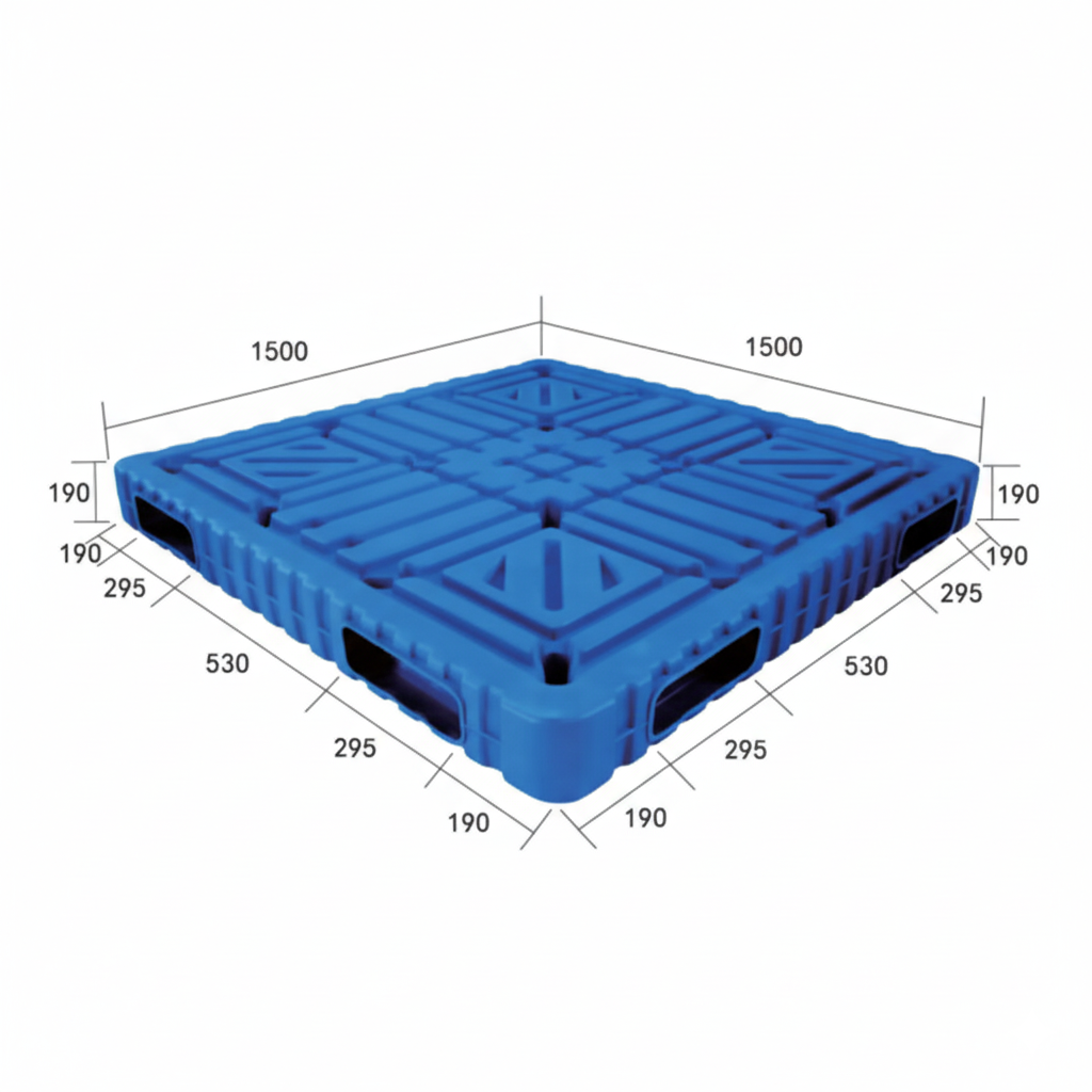 1500×1500mm Economy Plastic Pallets