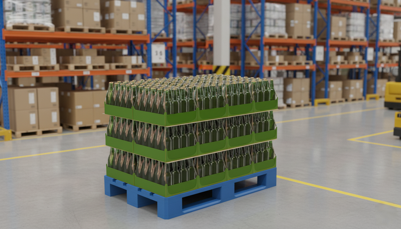 plastic pallet for beer