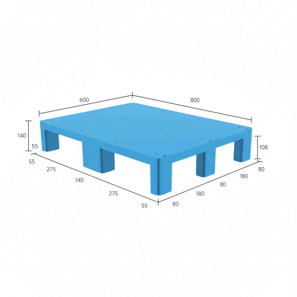 800×600mm Plastic Wrap Pallet