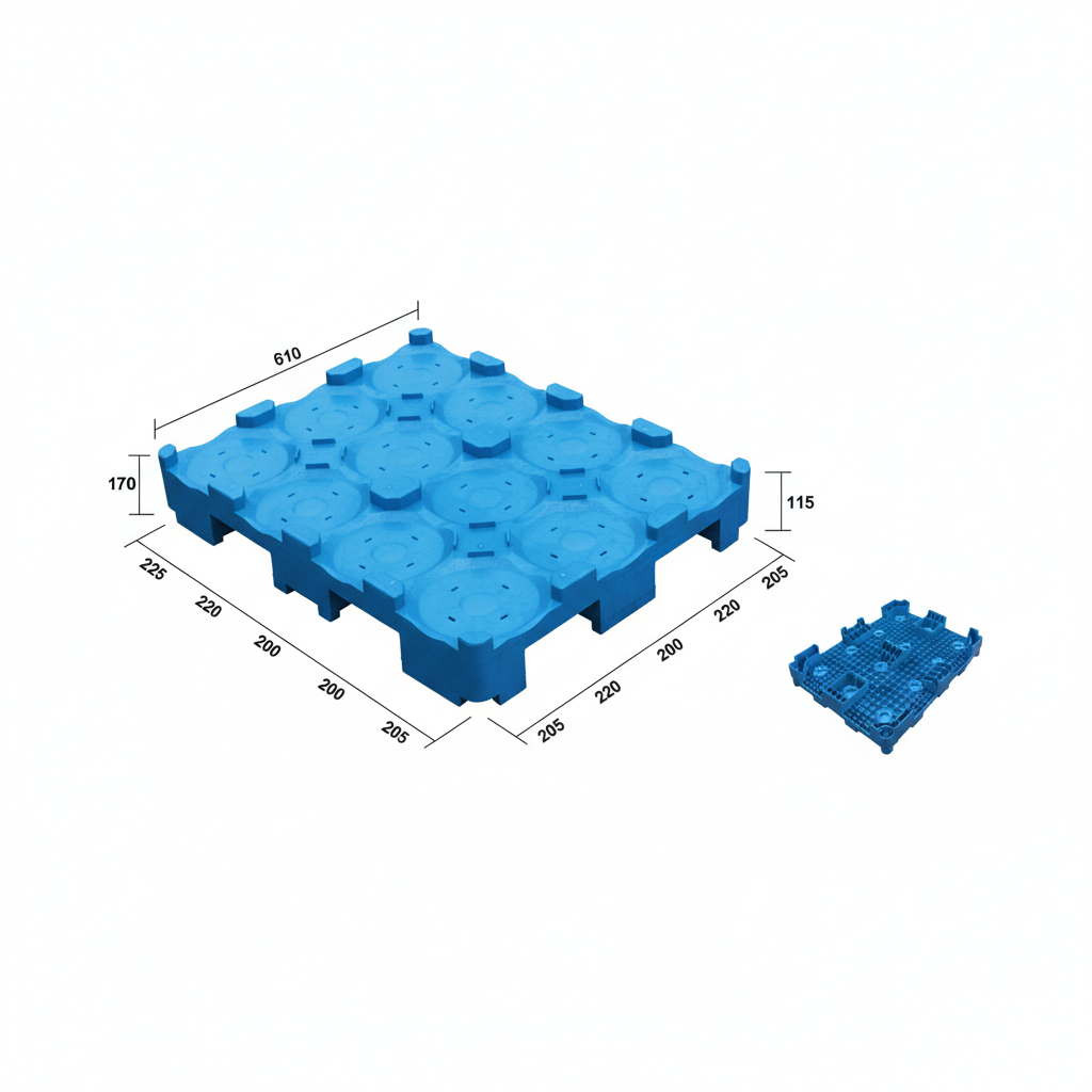 1080×810mm 5 Gallon Water Bottle Pallet