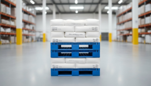 industries using stackable plastic pallets