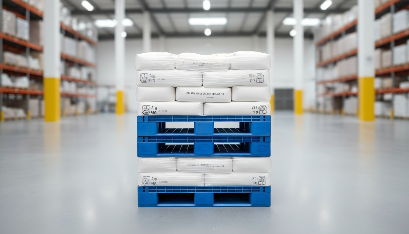 industries using stackable plastic pallets