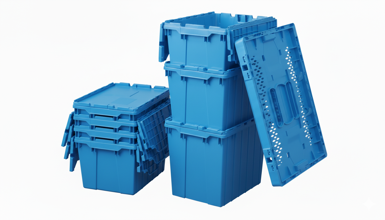 Attached Lid Container