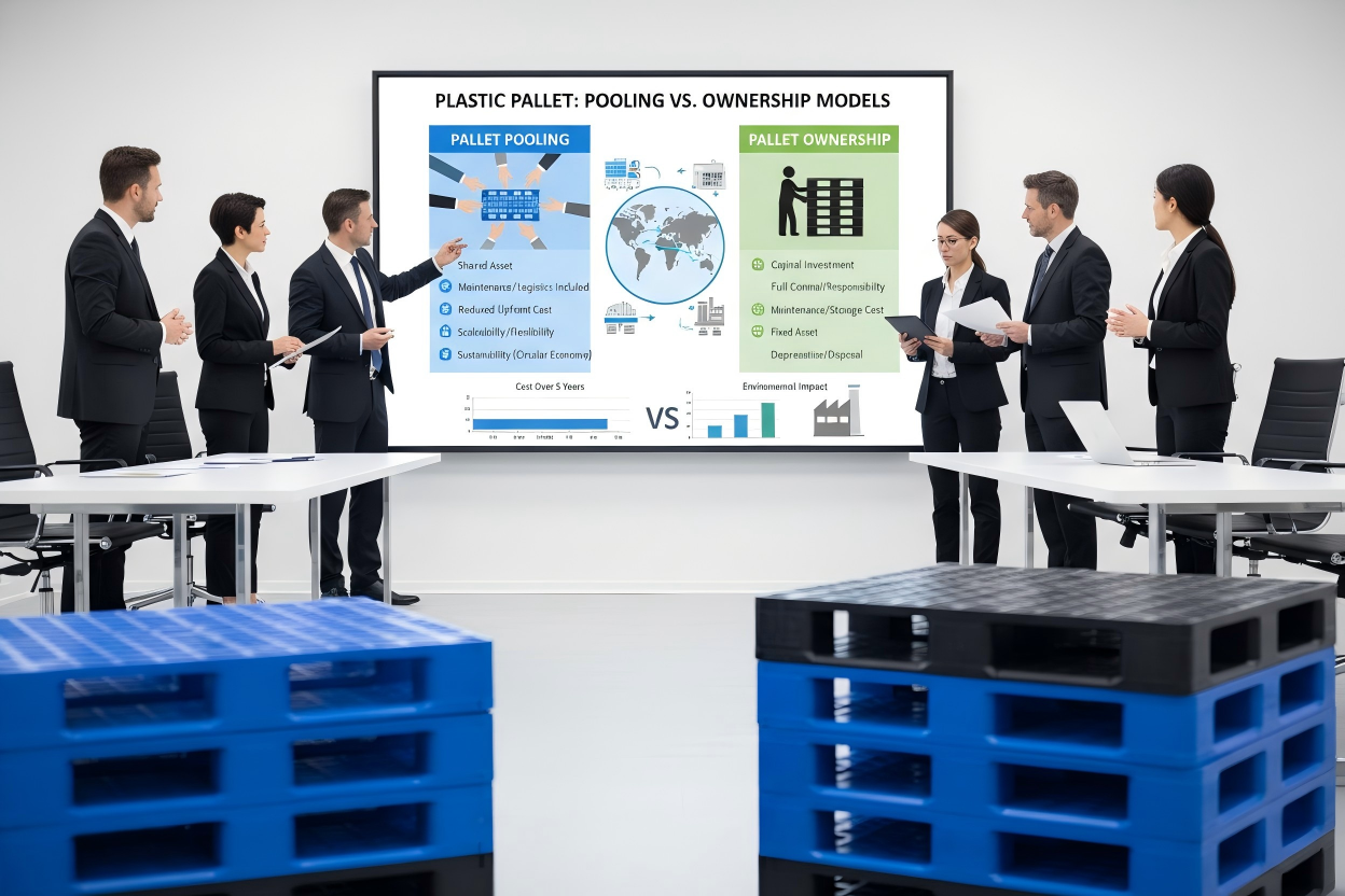 Plastic pallet pooling vs ownership models