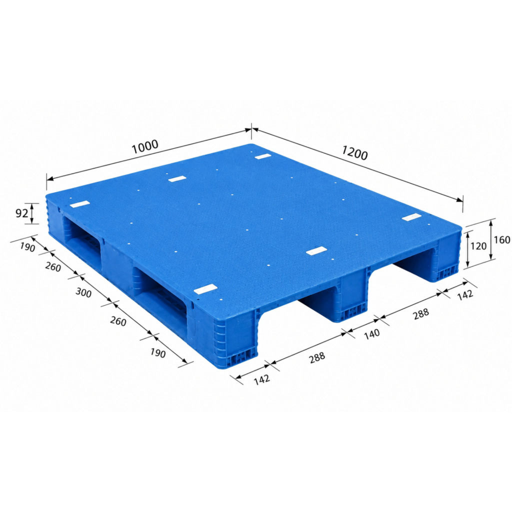 Food Grade Flat Deck Plastic Pallet