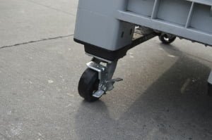 Pallet box wheels