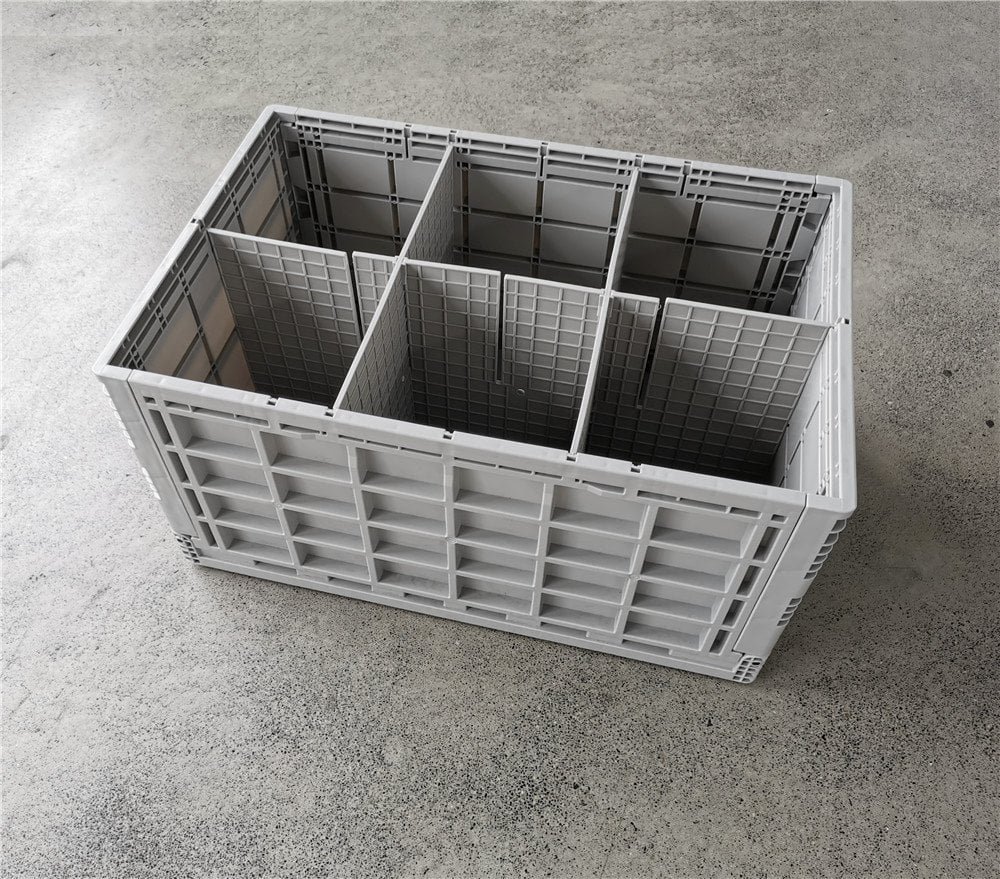 Plastic pallet box dividers