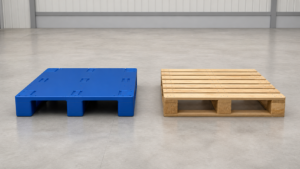 plastic pallet vs wooden pallet