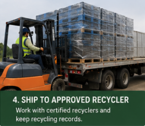 ship to approved recycler