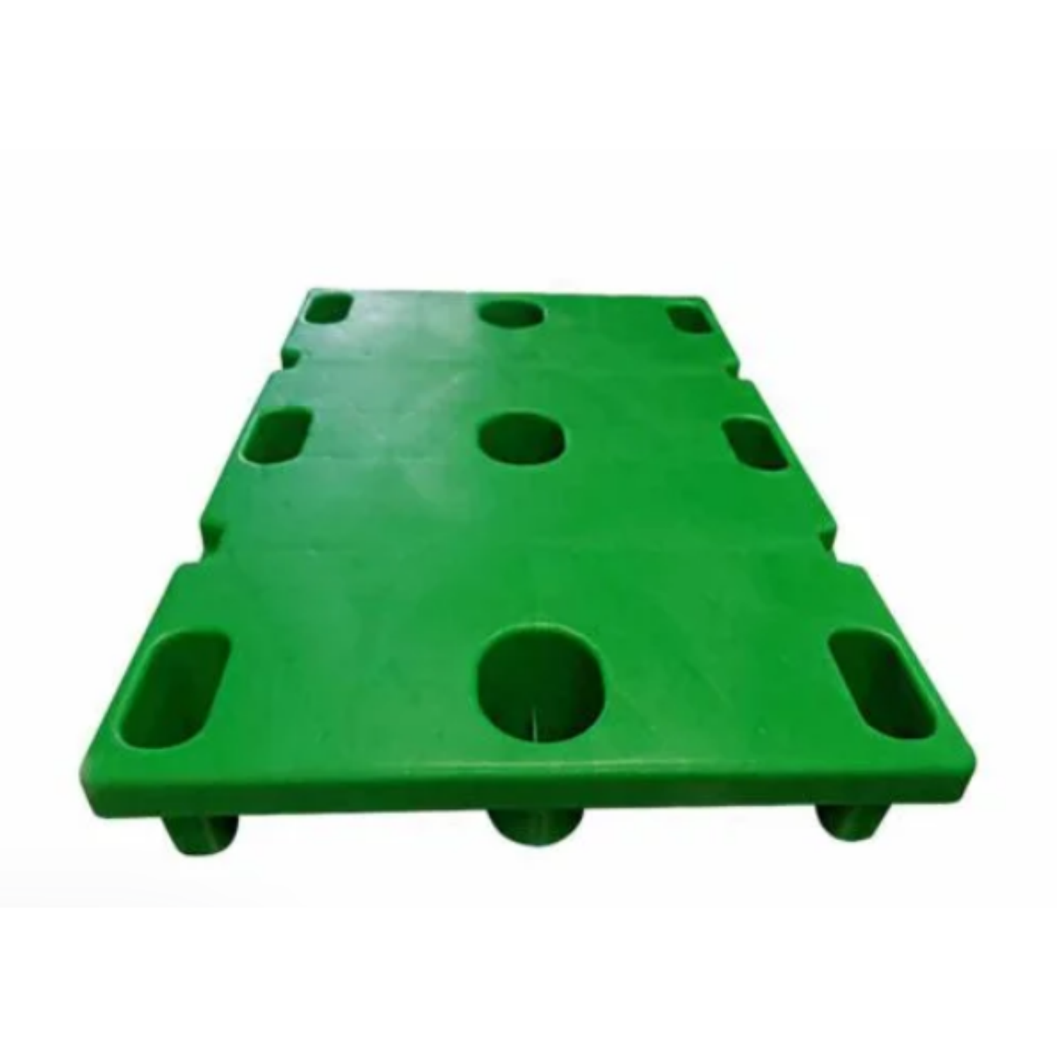 950 × 650 mm nine-leg flat-top nestable plastic printing pallet