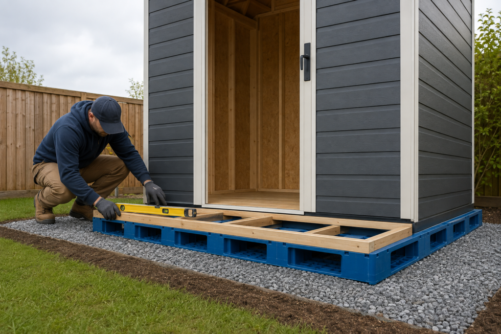 How to Build a Plastic Pallet Shed Base