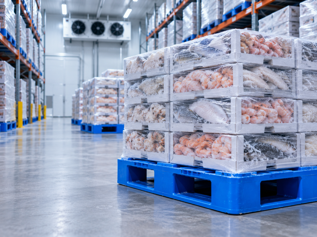 Plastic Pallets for Cold Storage & Frozen Food