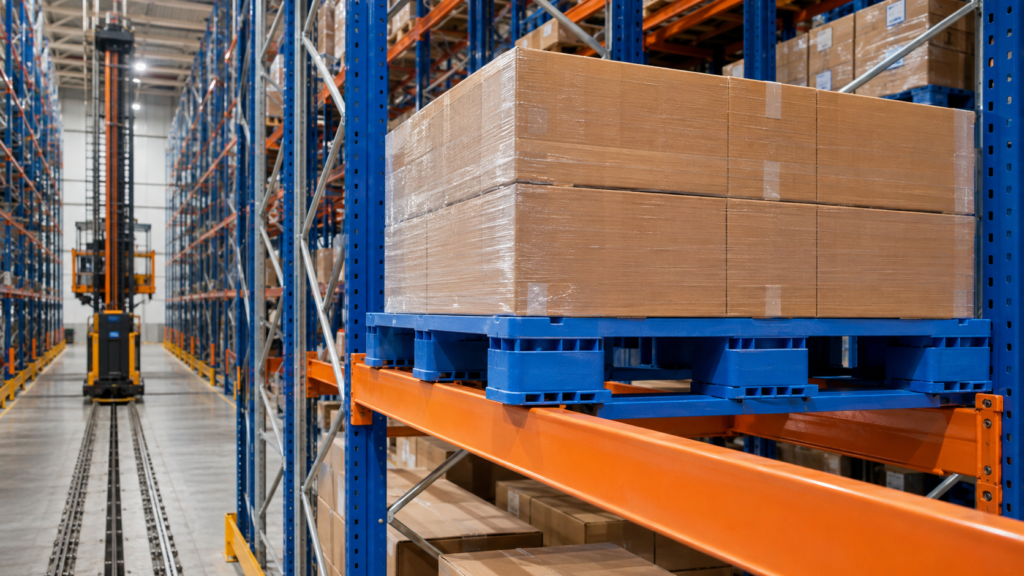 Plastic Pallets in Pallet Racking Systems