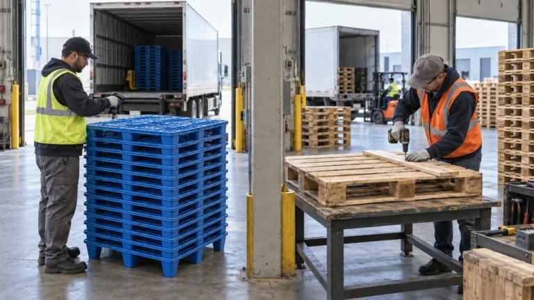 plastic-vs-wood-pallet-return-logistics-comparison