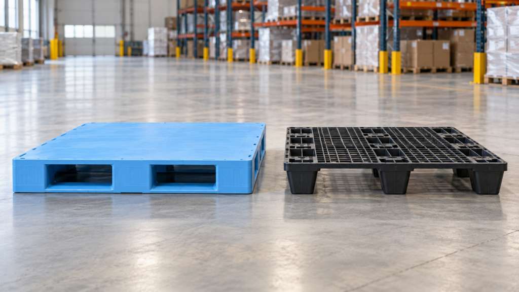 Virgin vs Recycled Plastic Pallets